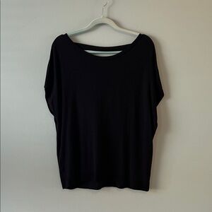LOFT Black Short Sleeve Top